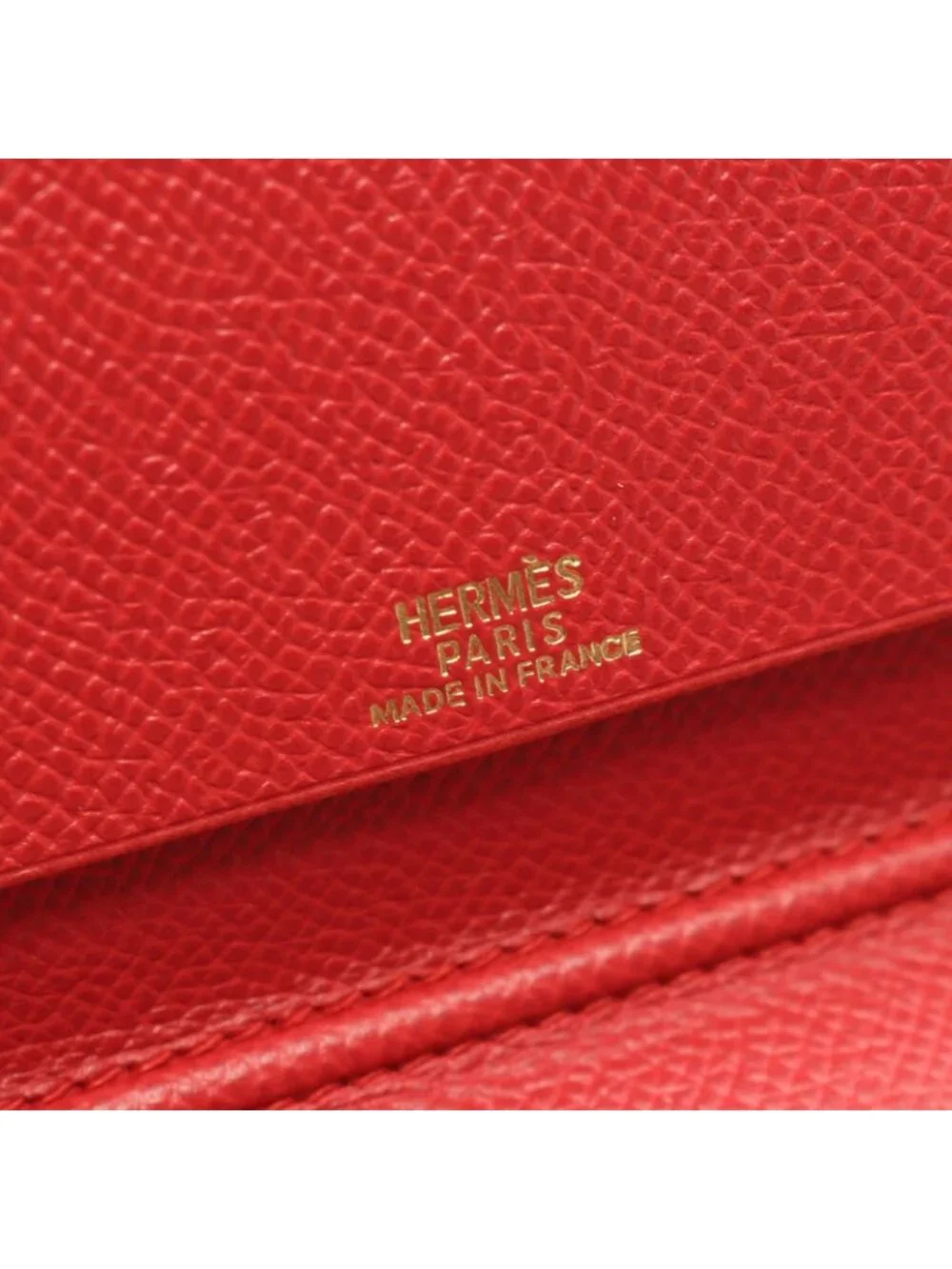 Hermes Notebook Cover Agenda Vision Rouge Vif Blue Verso